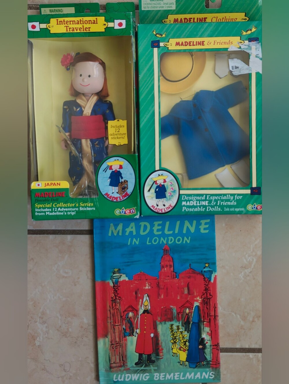 Madeline Japan Doll, Outfit & Book Bundle